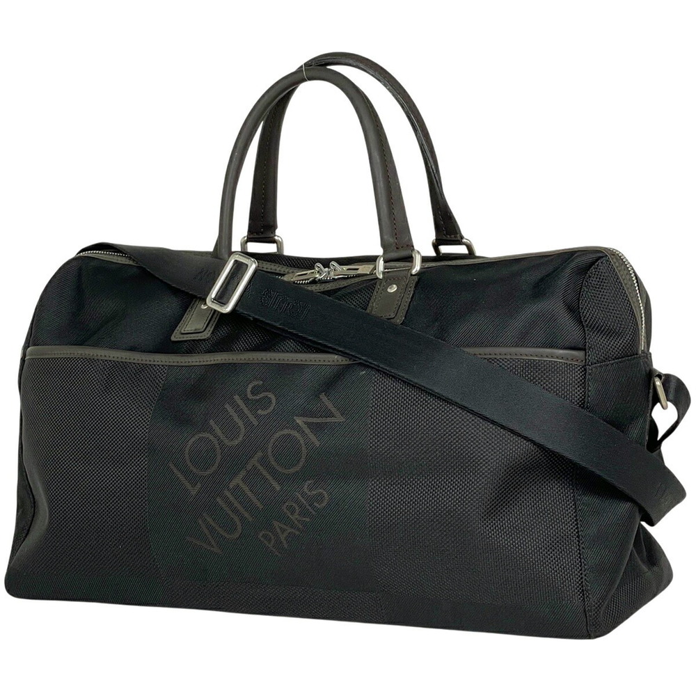 Louis Vuitton Albatross Shoulder Bag Boston Damier Geant Noir Black